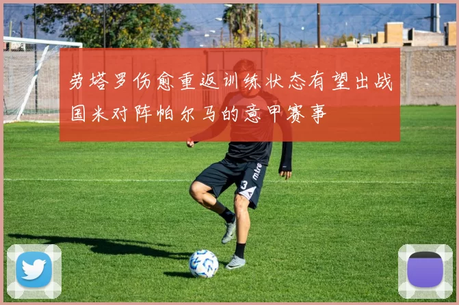 劳塔罗伤愈重返训练状态有望出战国米对阵帕尔马的意甲赛事